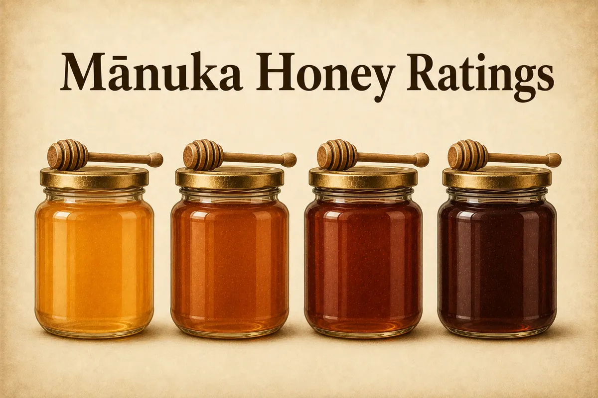 Manuka honey ratings: four jars by potency tier