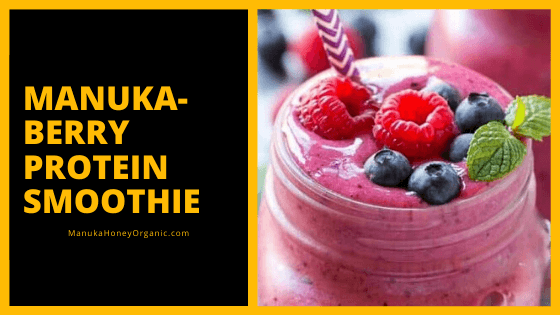 manuka berry protein smoothie