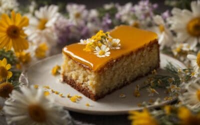 Chamomile Manuka Honey Cake